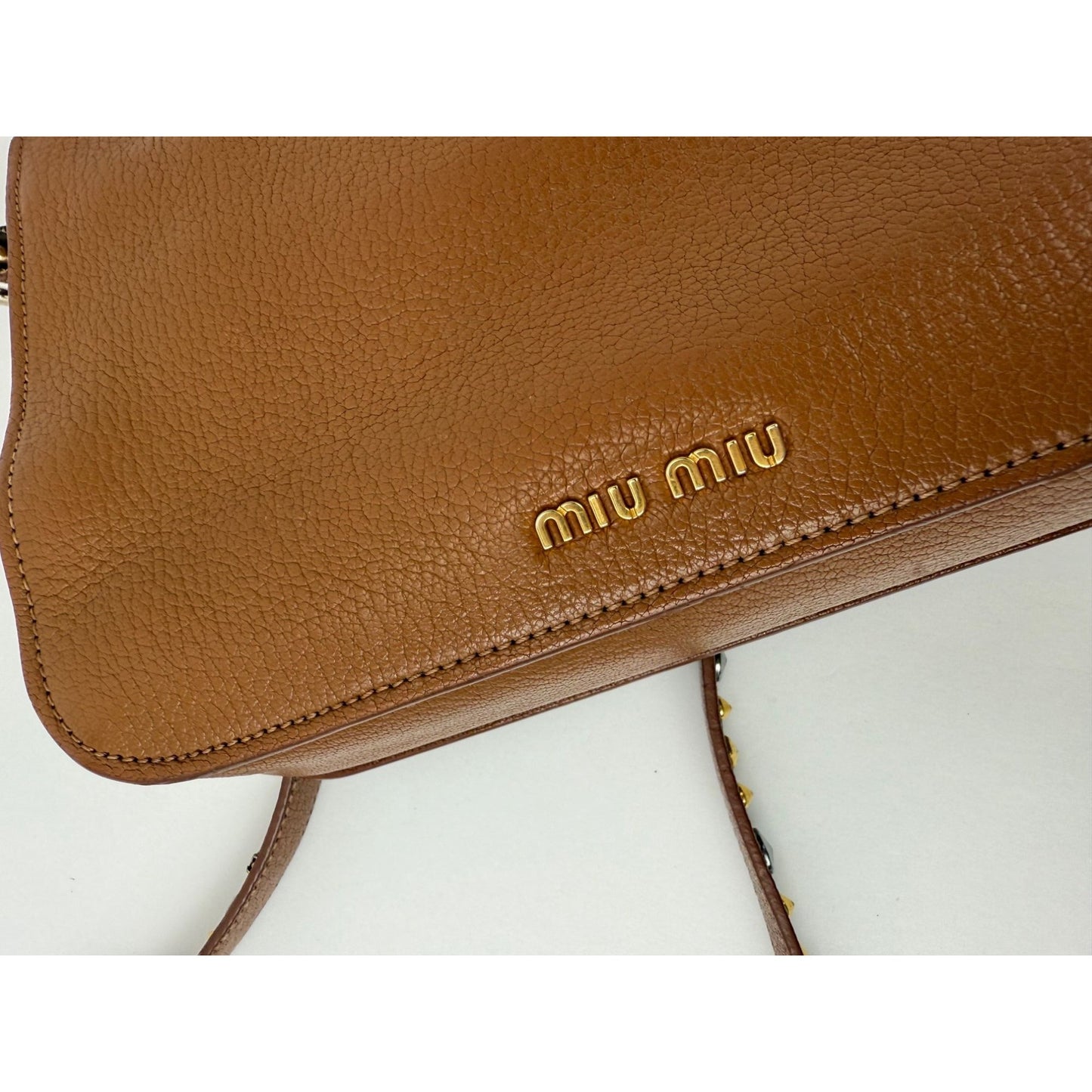 
                  
                    Miu Miu Madres Brown Leather Crystals Crossbody
                  
                