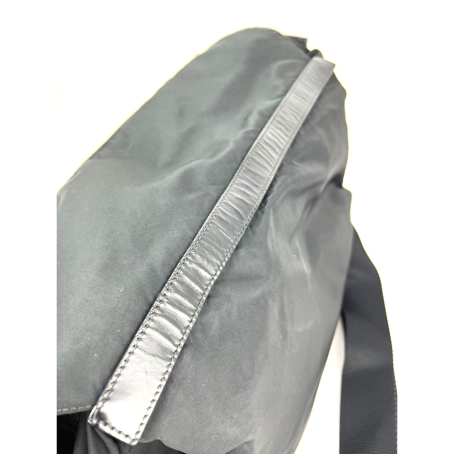 
                  
                    Prada Tessuto Nylon Double Buckle Black Messenger Bag
                  
                