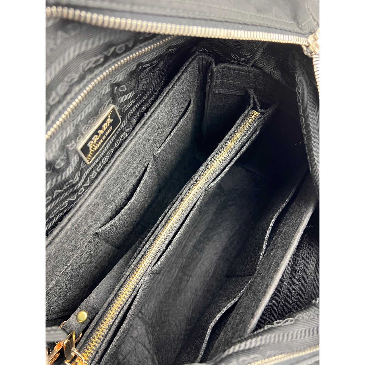 
                  
                    Prada Tessuto Nylon Double Buckle Black Messenger Bag
                  
                