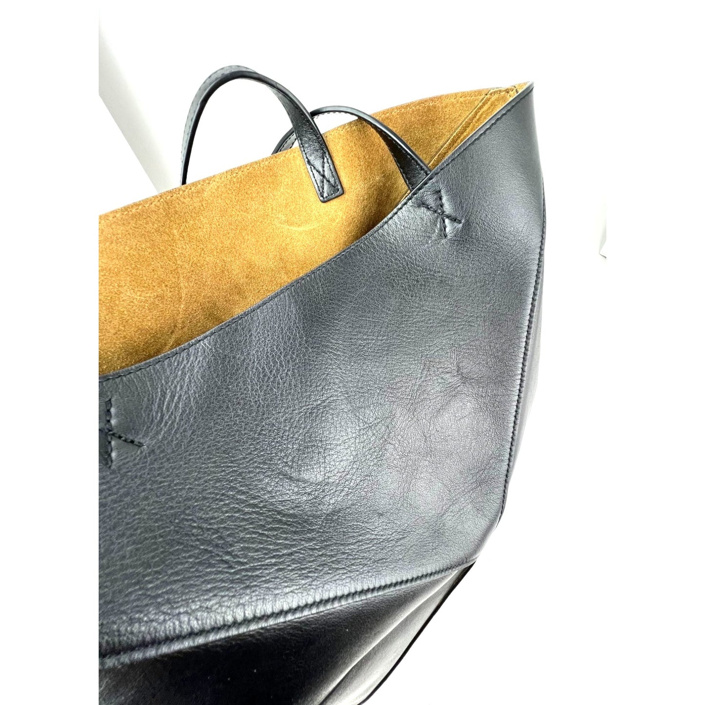 
                  
                    Loewe Shiny Calfskin Medium Puzzle Fold Black Tote Bag
                  
                