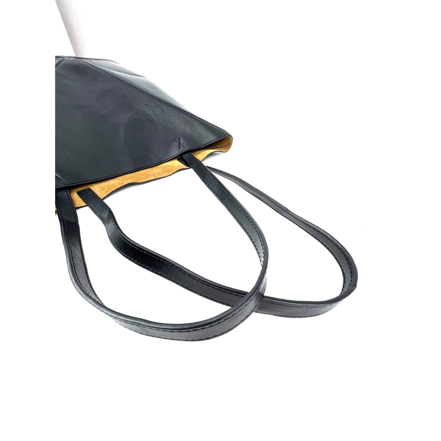 
                  
                    Loewe Shiny Calfskin Medium Puzzle Fold Black Tote Bag
                  
                