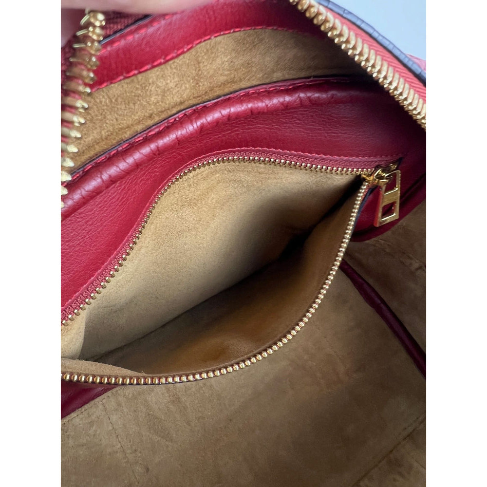 
                  
                    Loewe Amazona Anagram 2 Way Red Leather Shoulder Bag
                  
                