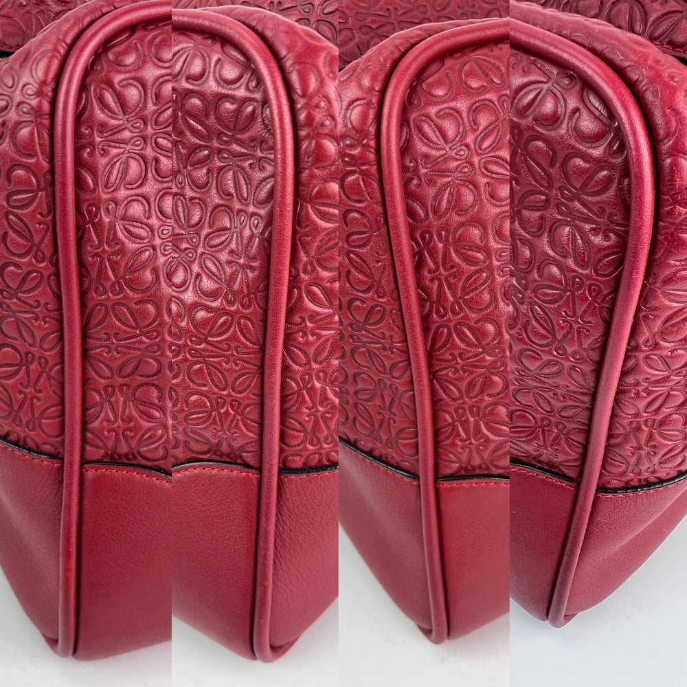 
                  
                    Loewe Amazona Anagram 2 Way Red Leather Shoulder Bag
                  
                