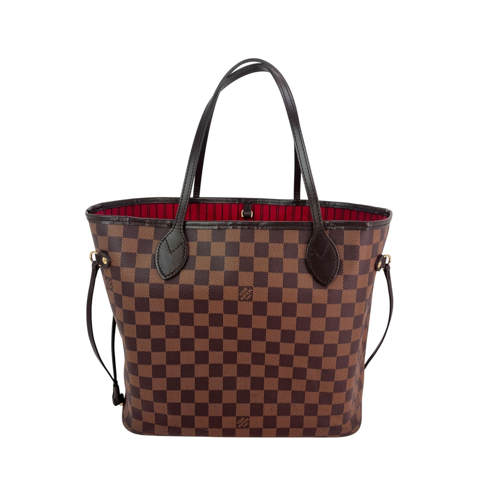 Louis Vuitton Neverfull MM Damier Ebene Tote Bag