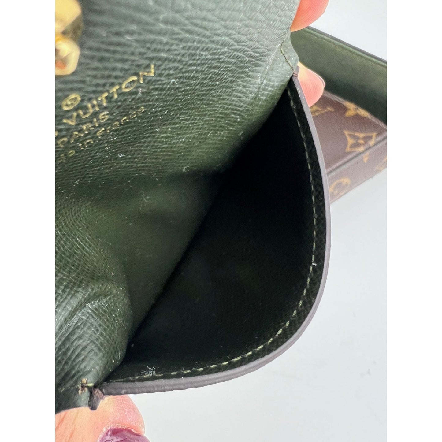
                  
                    Louis Vuitton Monogram Strap & Go Khaki Felicie Crossbody Bag
                  
                
