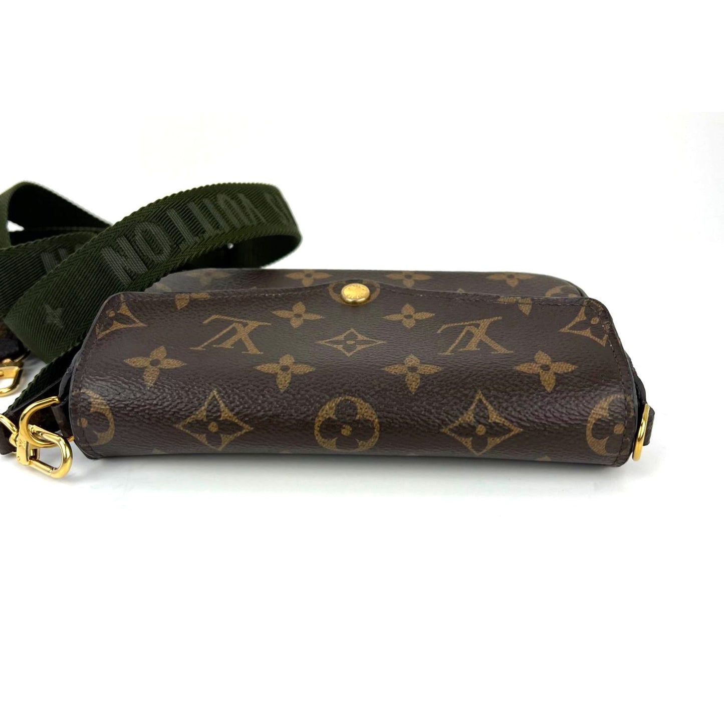 
                  
                    Louis Vuitton Monogram Strap & Go Khaki Felicie Crossbody Bag
                  
                