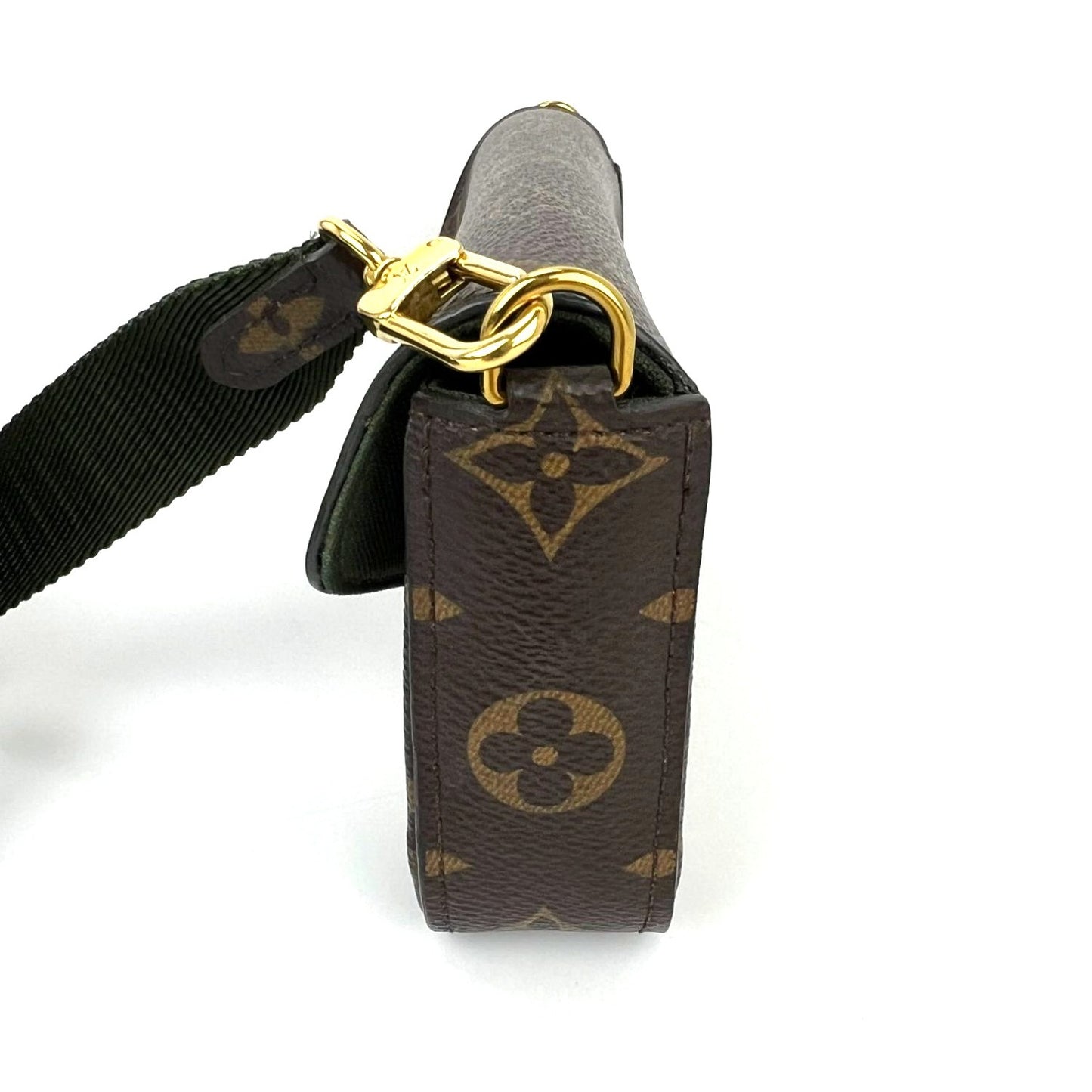 
                  
                    Louis Vuitton Monogram Strap & Go Khaki Felicie Crossbody Bag
                  
                