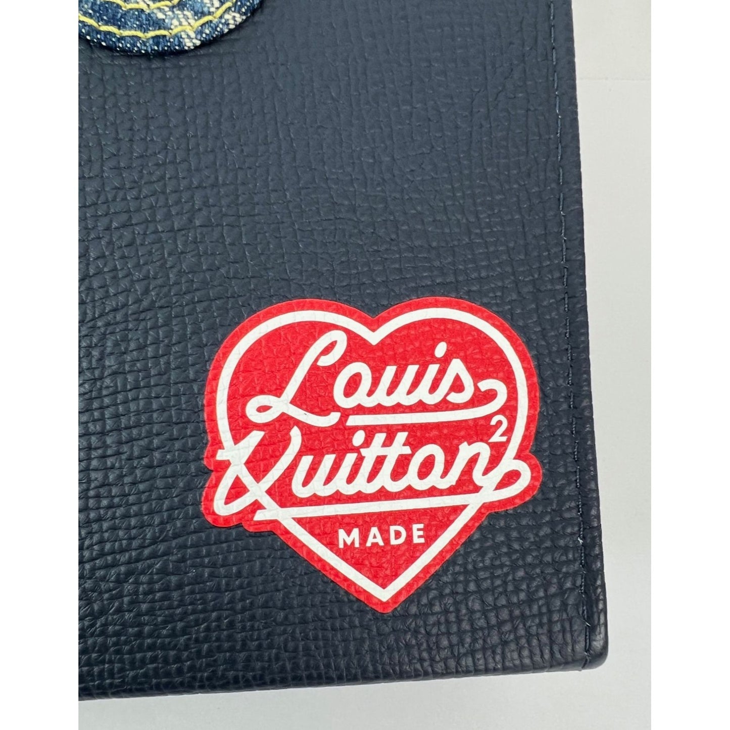 
                  
                    Louis Vuitton X Nigo Taurillon Denim Drip Pochette Voyage MM Crossbody Clutch Bag
                  
                