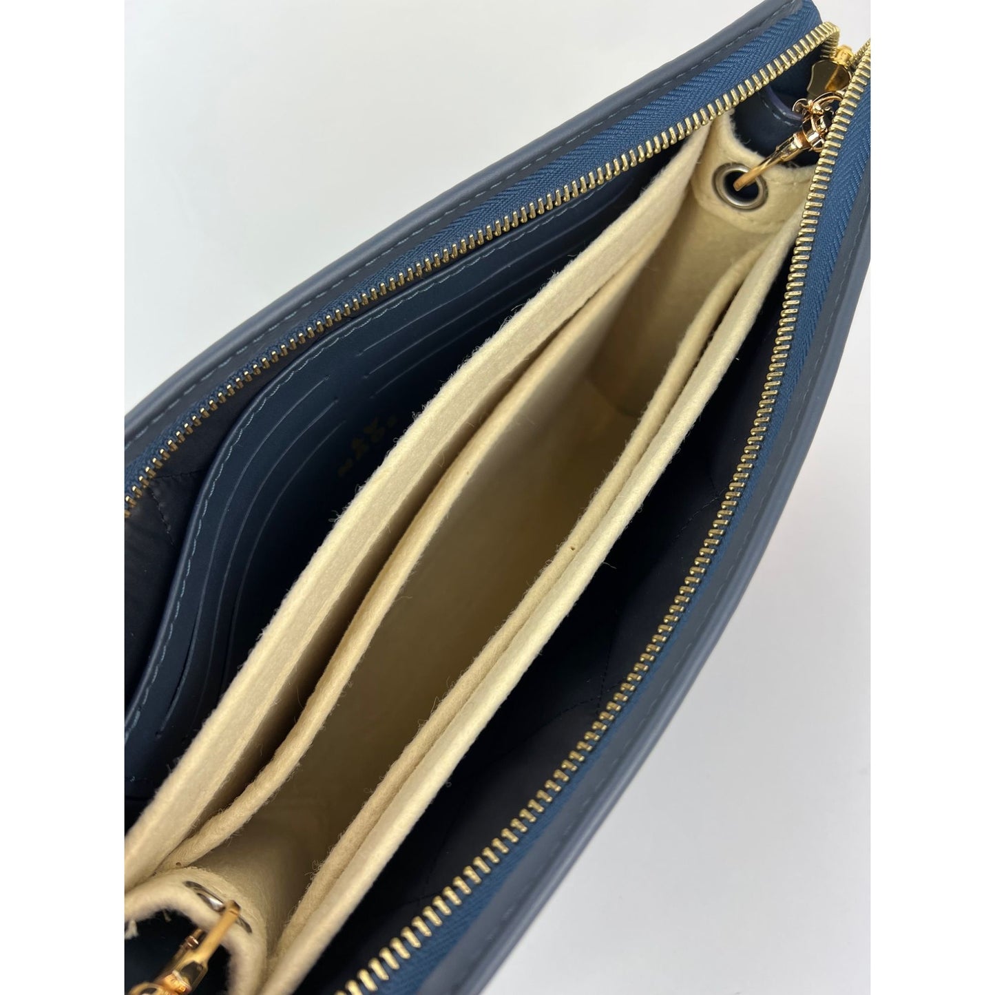 
                  
                    Louis Vuitton X Nigo Taurillon Denim Drip Pochette Voyage MM Crossbody Clutch Bag
                  
                