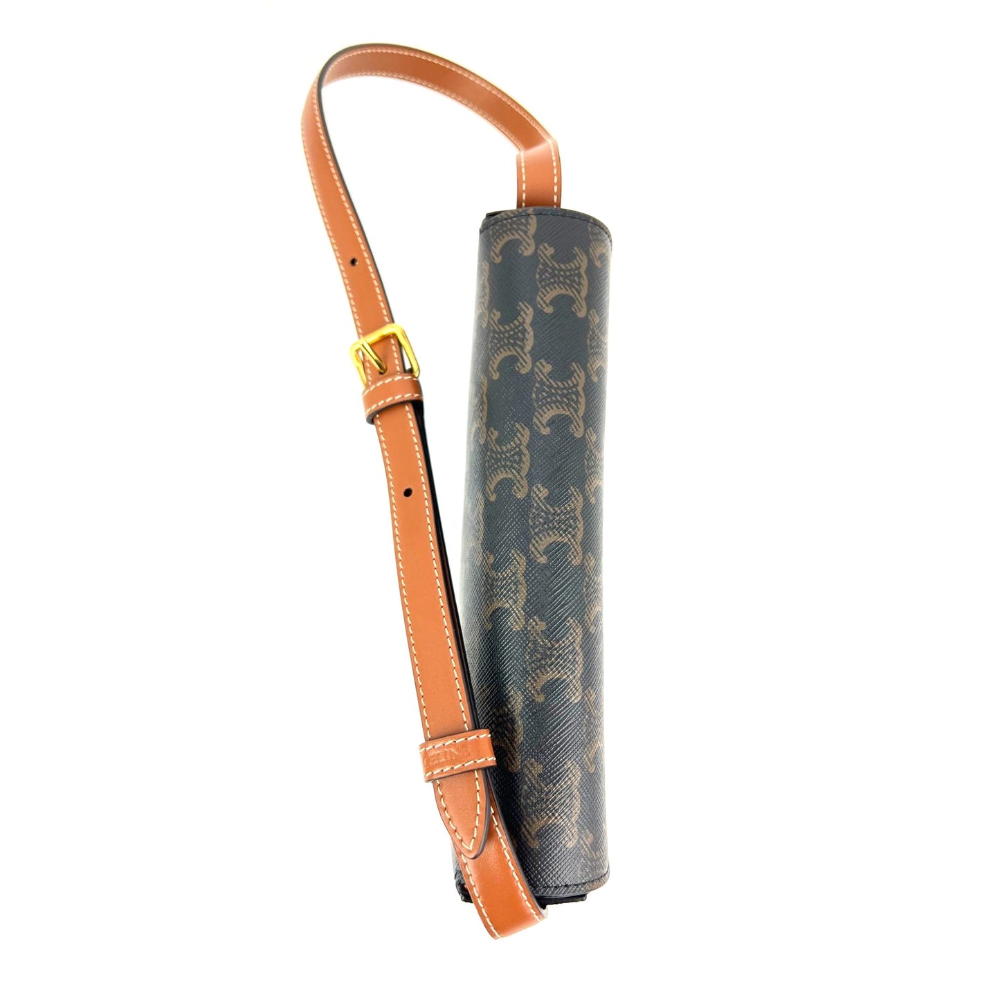 
                  
                    Celine triomphe Claude Brown Canvas Shoulder Bag
                  
                