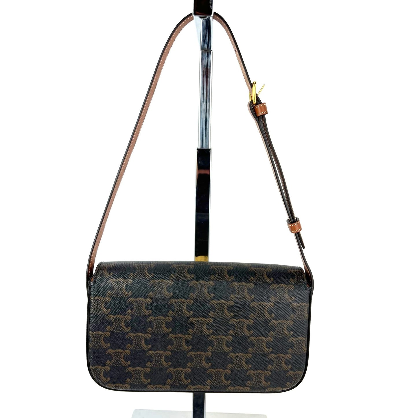 
                  
                    Celine triomphe Claude Brown Canvas Shoulder Bag
                  
                