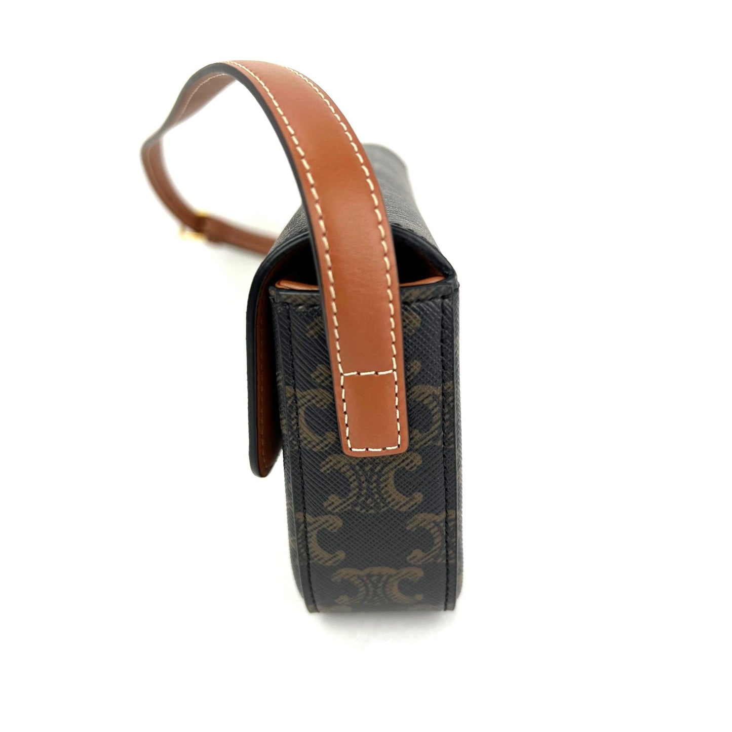 
                  
                    Celine triomphe Claude Brown Canvas Shoulder Bag
                  
                