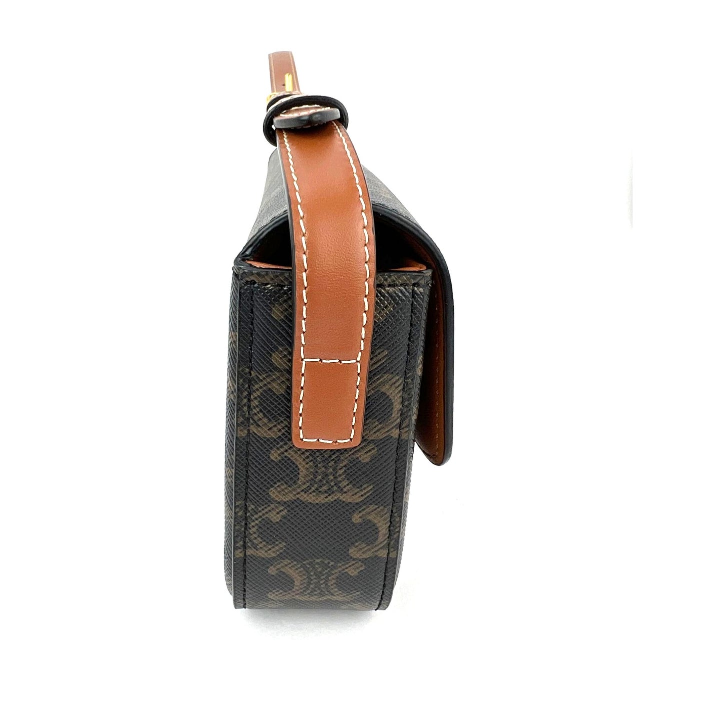 
                  
                    Celine triomphe Claude Brown Canvas Shoulder Bag
                  
                