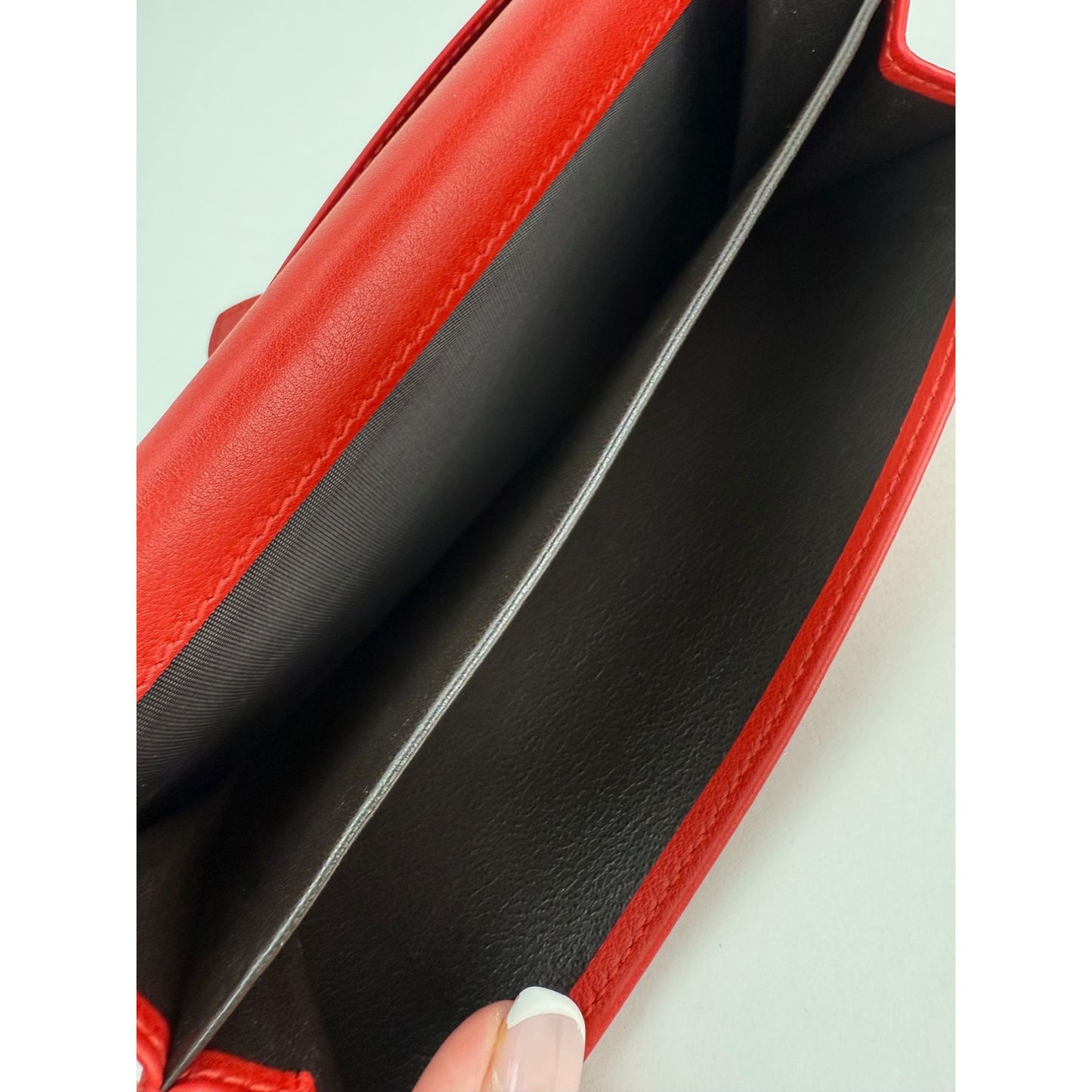 
                  
                    Gucci Microguccissima Heart Continental Red Leather Wallet
                  
                