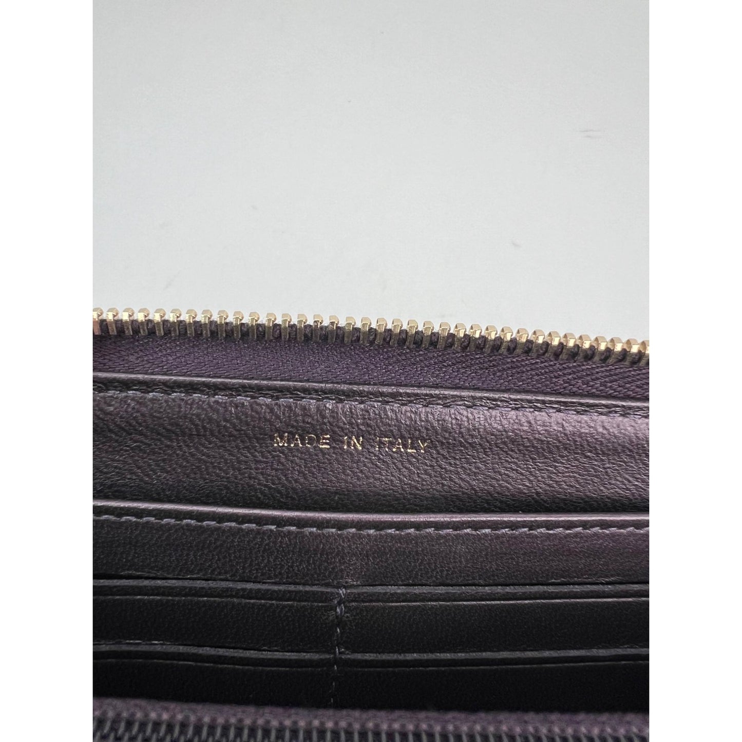 
                  
                    Chanel Smooth Quilted Large Gusset Zip Around Lambskin Iridesent Purple Wallet
                  
                