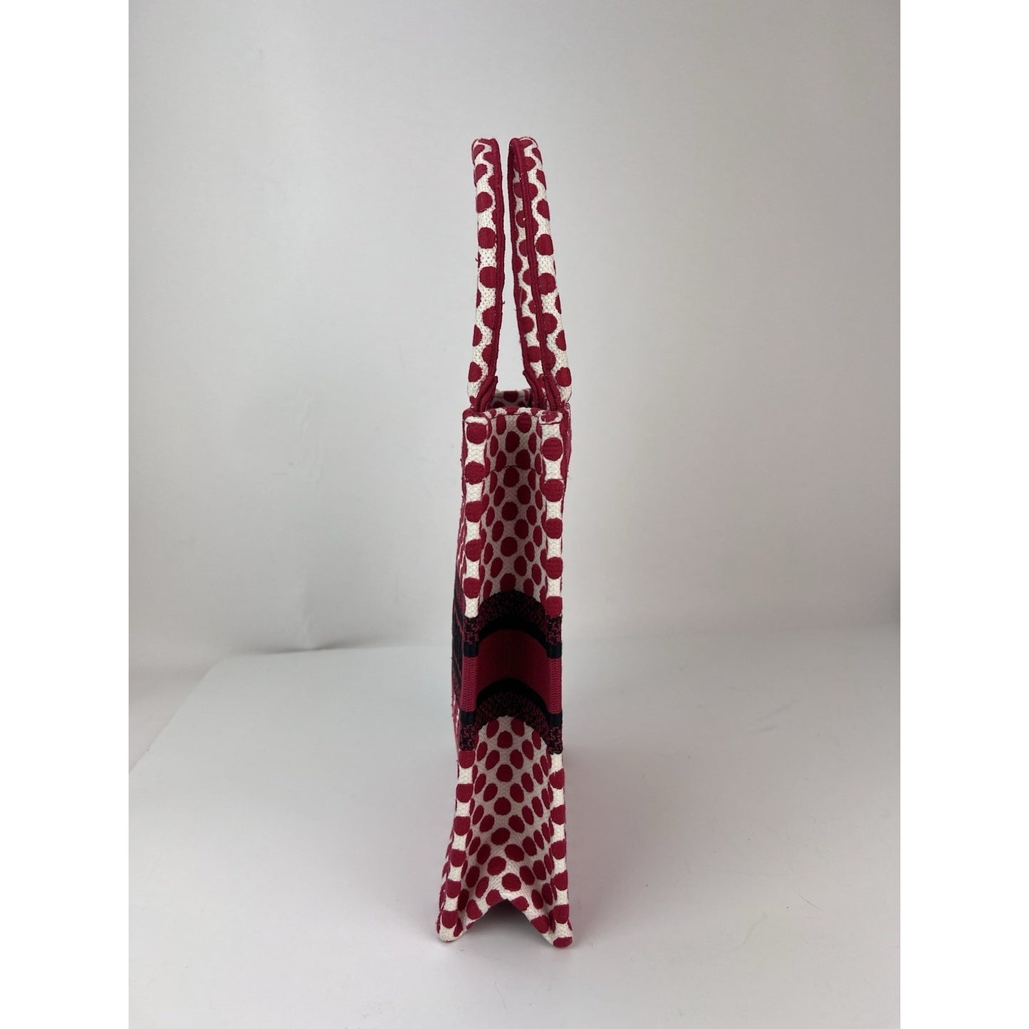 
                  
                    Christian Dior Canvas Dior Amour Dots Vertical Book Tote
                  
                