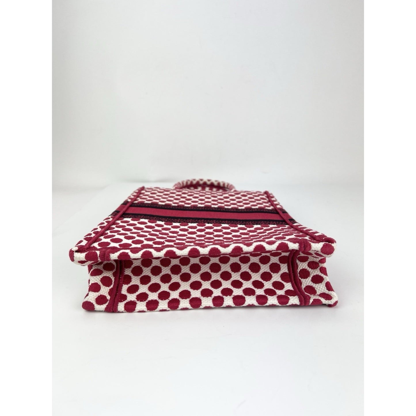 
                  
                    Christian Dior Canvas Dior Amour Dots Vertical Book Tote
                  
                
