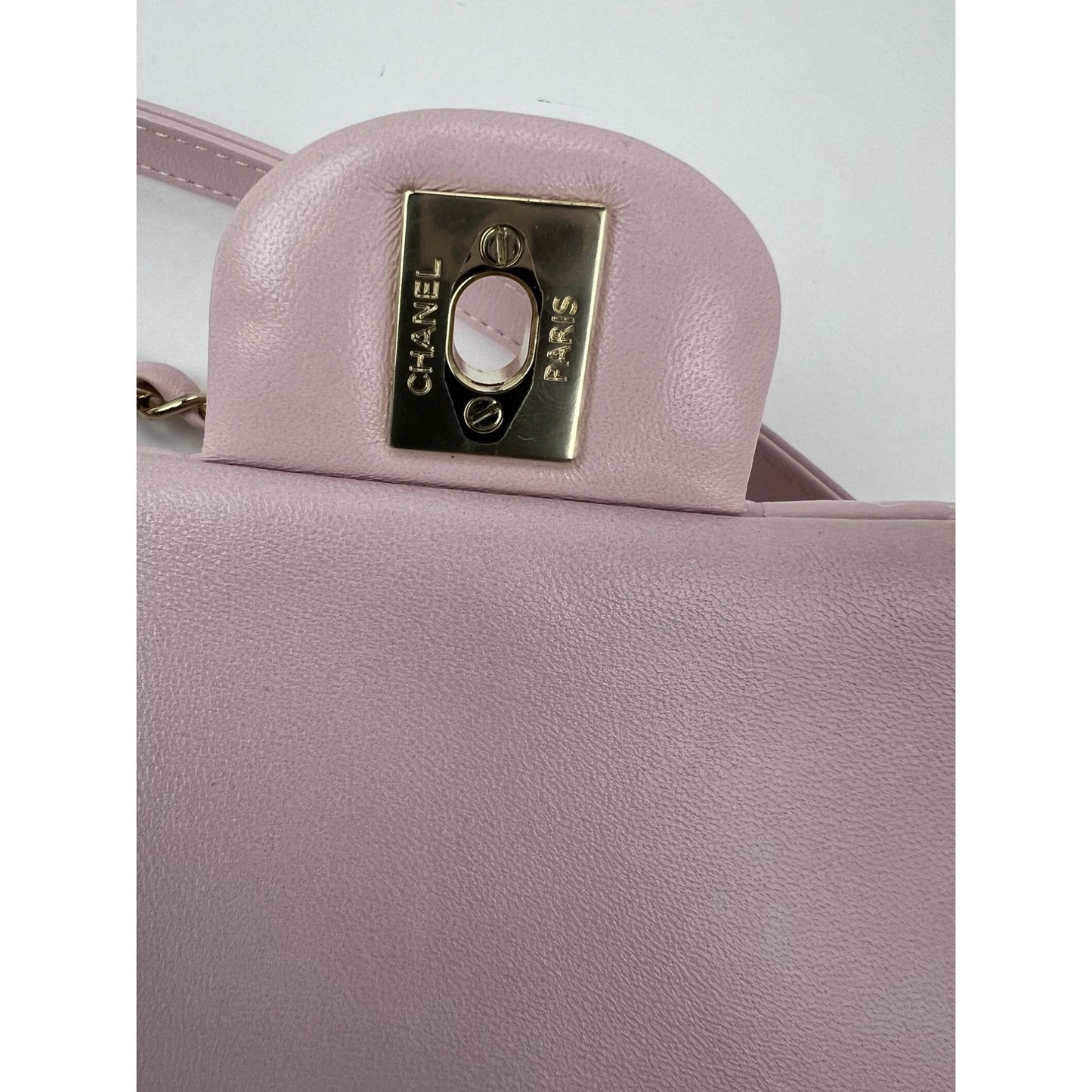 
                  
                    Chanel Printed Calfskin Quilted Medium Puffy Bubbly CC Pink Flap Bag
                  
                