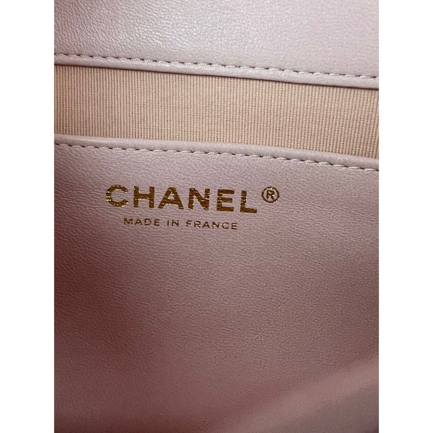 
                  
                    Chanel Printed Calfskin Quilted Medium Puffy Bubbly CC Pink Flap Bag
                  
                