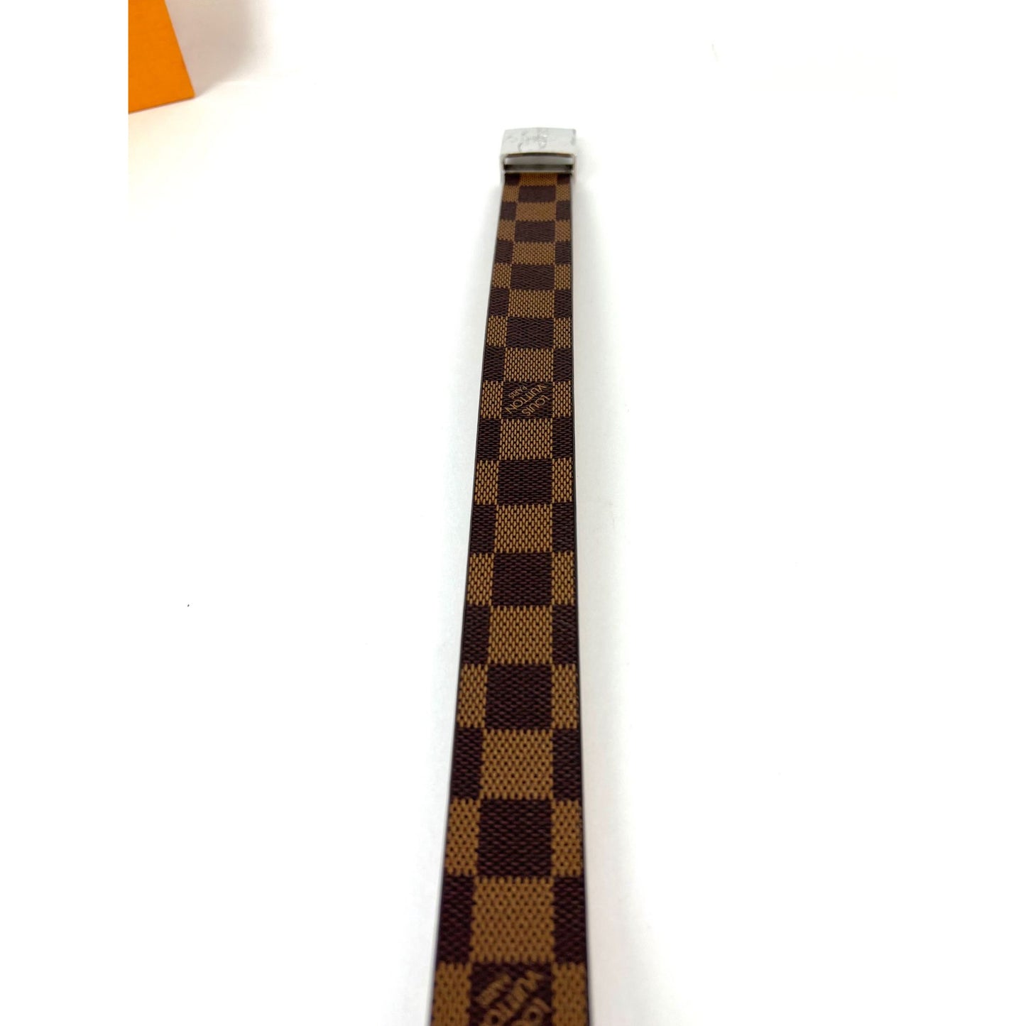 
                  
                    Louis Vuitton LV Inventeur Brown Damier Ebene Men's Belt 75/30
                  
                