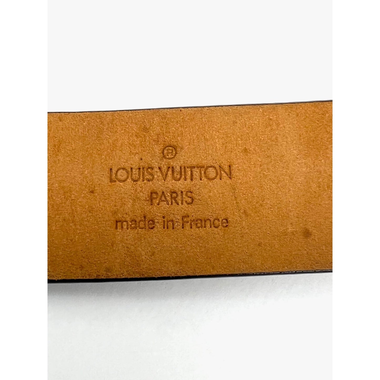 
                  
                    Louis Vuitton LV Inventeur Brown Damier Ebene Men's Belt 75/30
                  
                