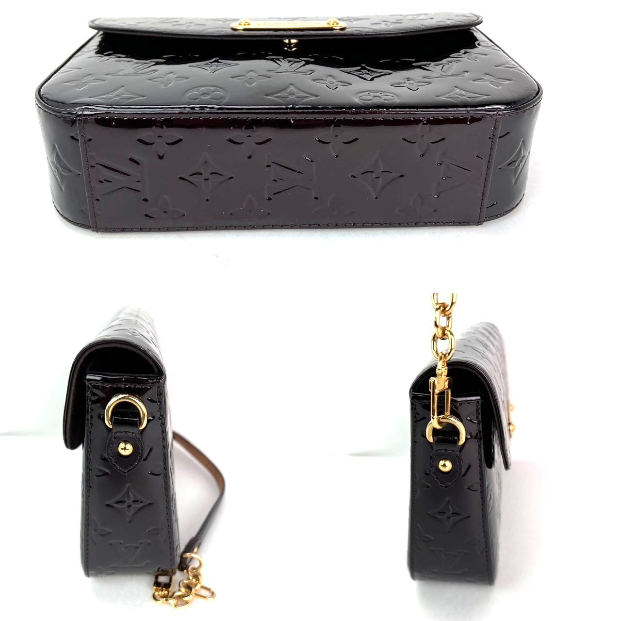 
                  
                    Louis Vuitton Vernis Rodeo Drive Amarante Patient Leather Shoulder Bag
                  
                