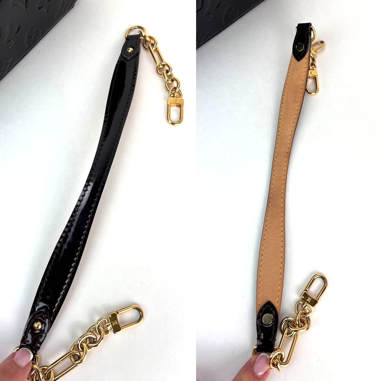 
                  
                    Louis Vuitton Vernis Rodeo Drive Amarante Patient Leather Shoulder Bag
                  
                