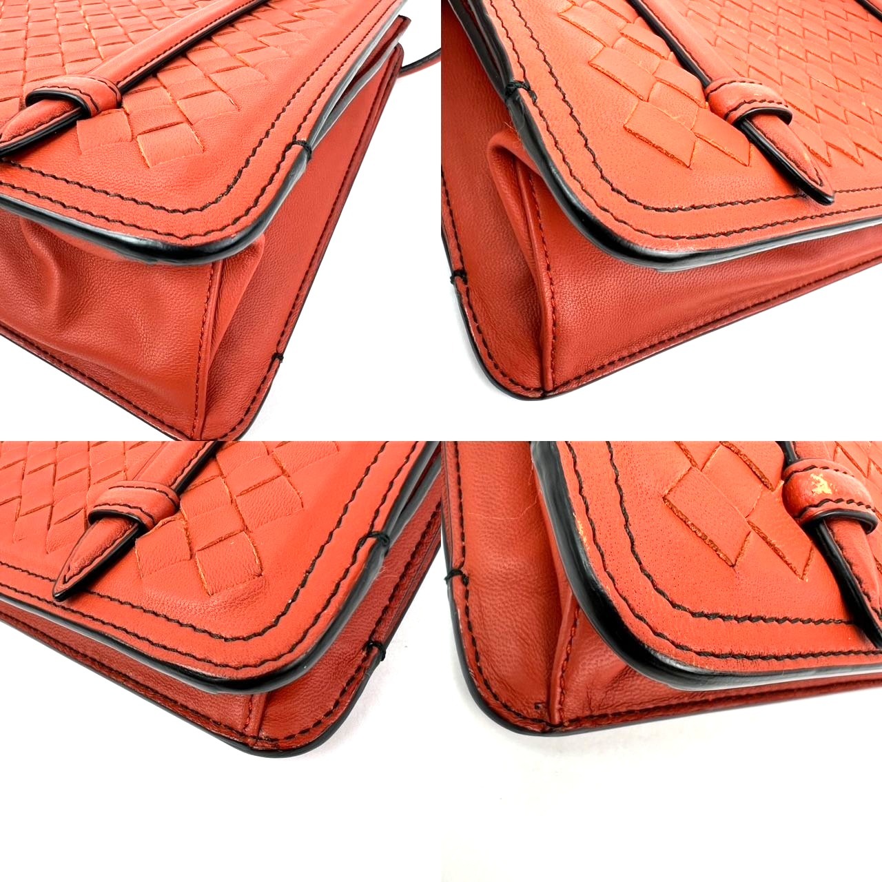 
                  
                    Bottega Veneta Nappa Intrecciato Chain Accordion Maple Shoulder Bag
                  
                