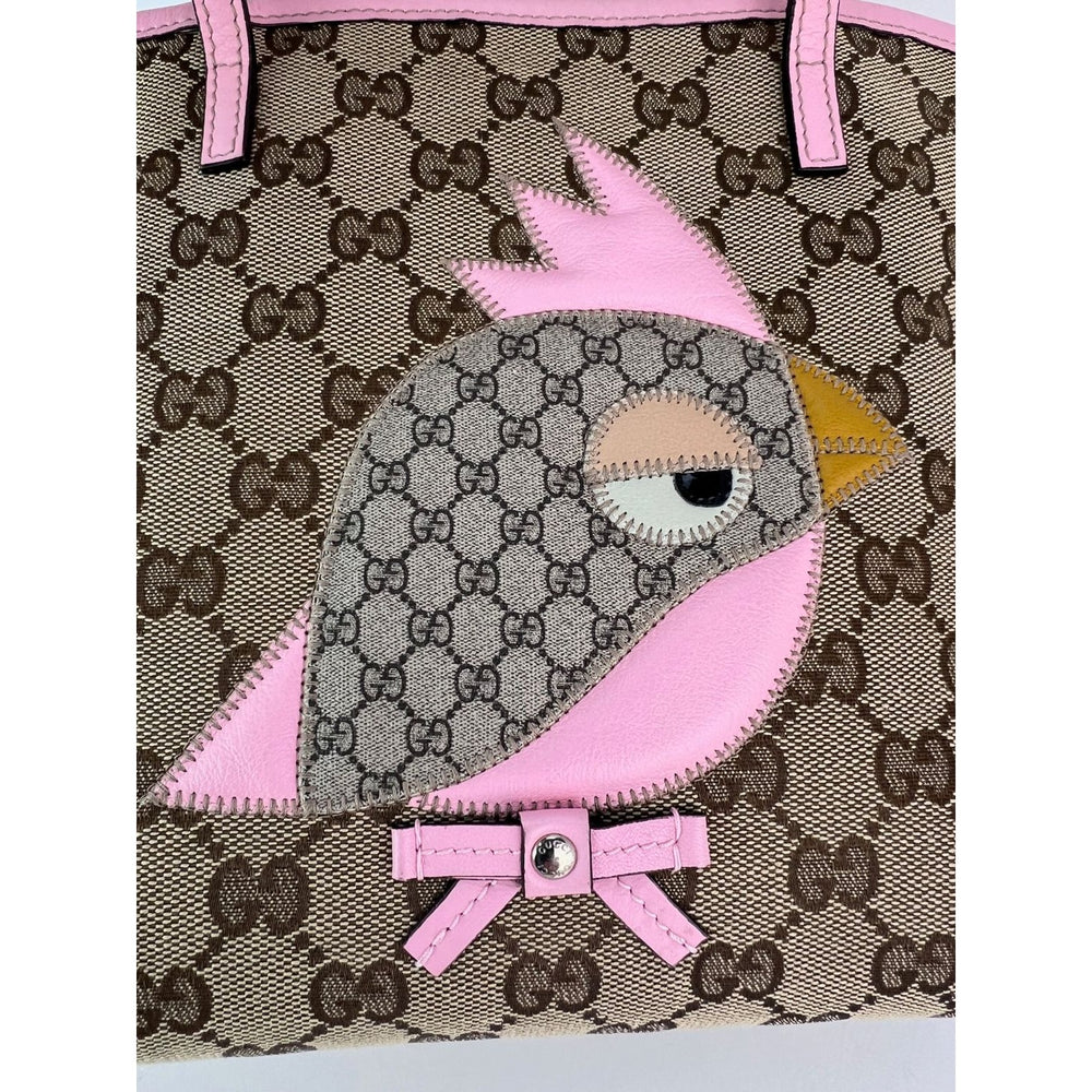 
                  
                    Gucci GG Monogram Mini Zoo Bird Pink Mini Tote
                  
                