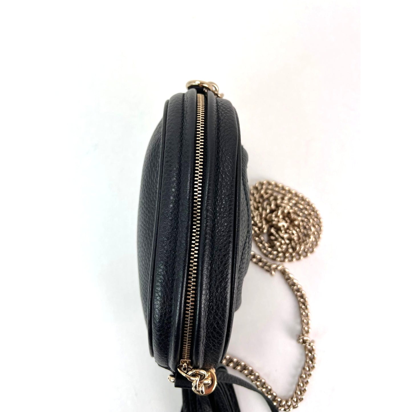 
                  
                    Gucci Mini Soho Black Leather Crossbody Bag
                  
                