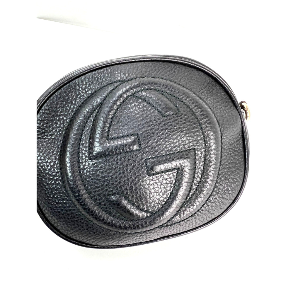 
                  
                    Gucci Mini Soho Black Leather Crossbody Bag
                  
                