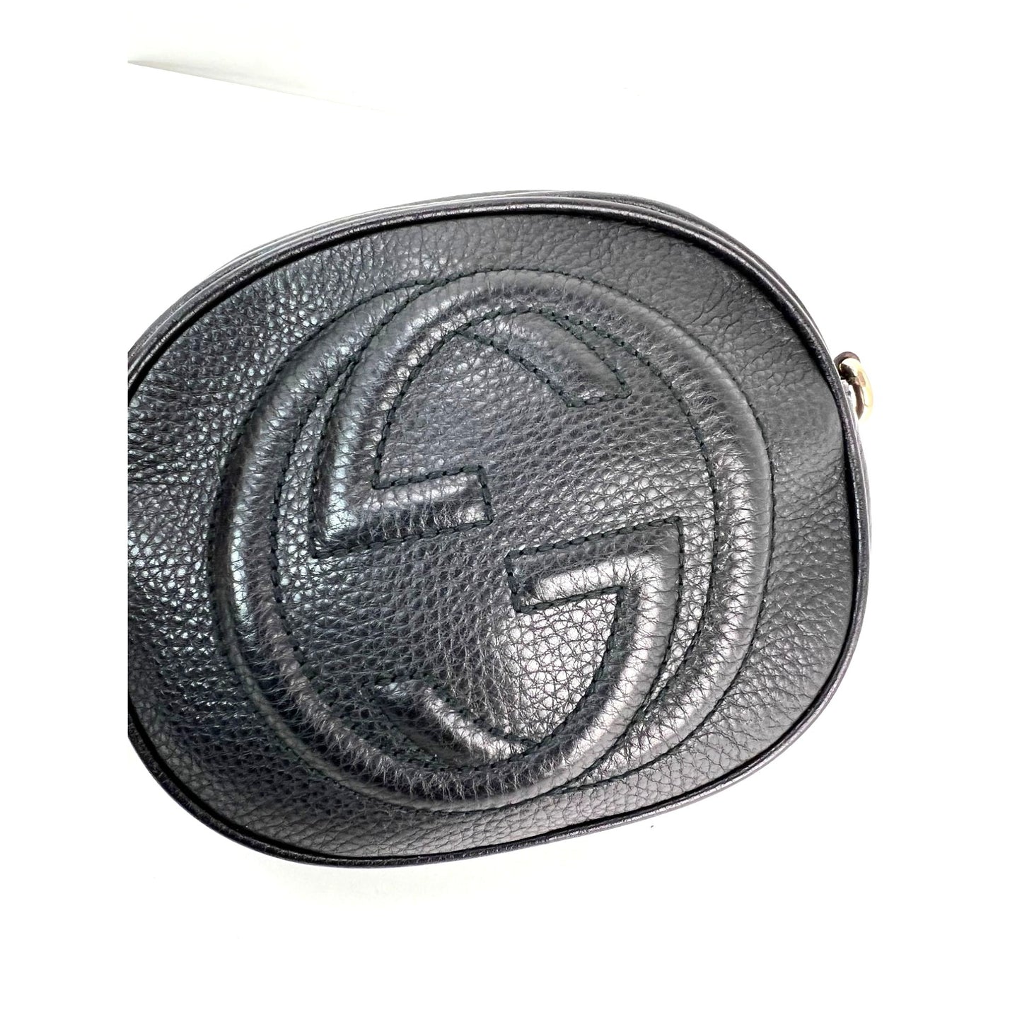 
                  
                    Gucci Mini Soho Black Leather Crossbody Bag
                  
                