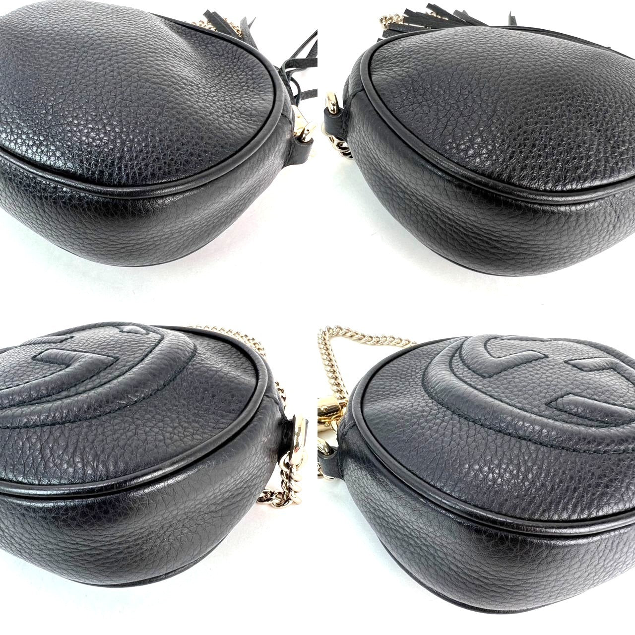 
                  
                    Gucci Mini Soho Black Leather Crossbody Bag
                  
                