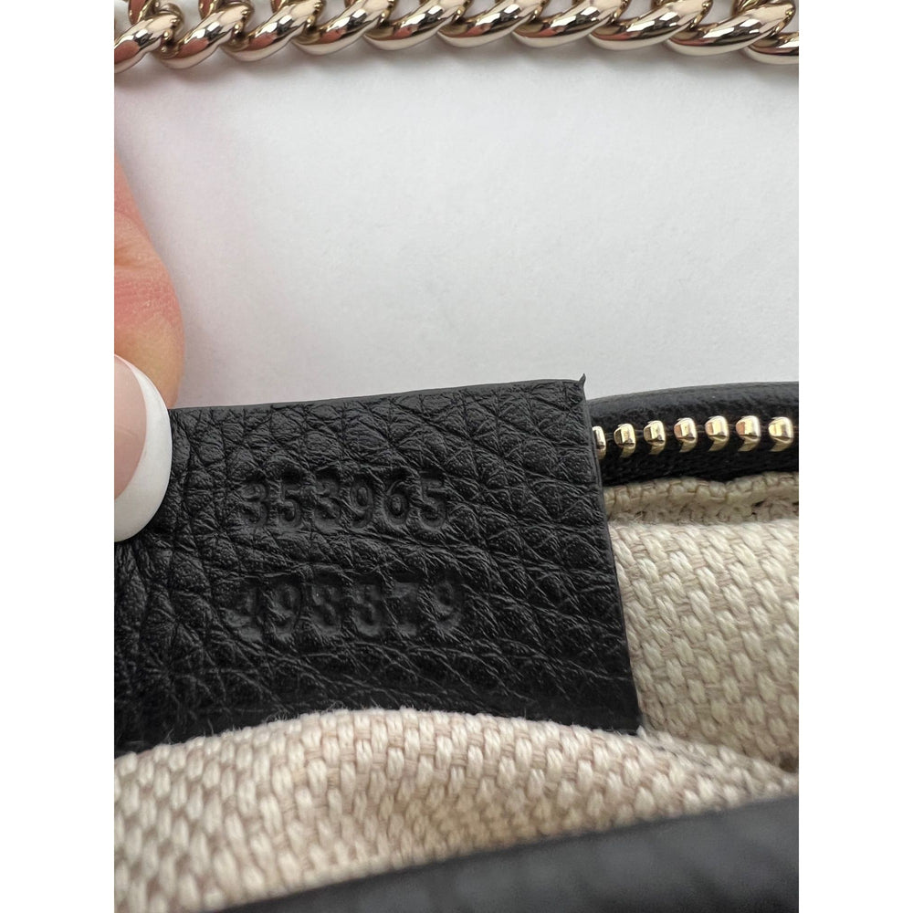 
                  
                    Gucci Mini Soho Black Leather Crossbody Bag
                  
                