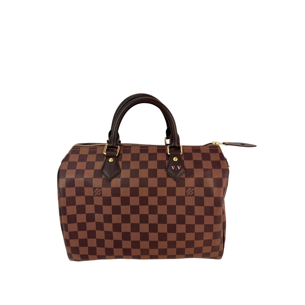 LOUIS VUITTON Speedy 30 Damier Ebene Hand Bag