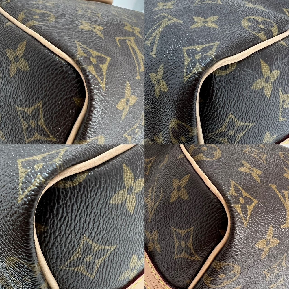 Louis Vuitton Speedy 25 Bandouliere My LV Heritage Monogram Hand