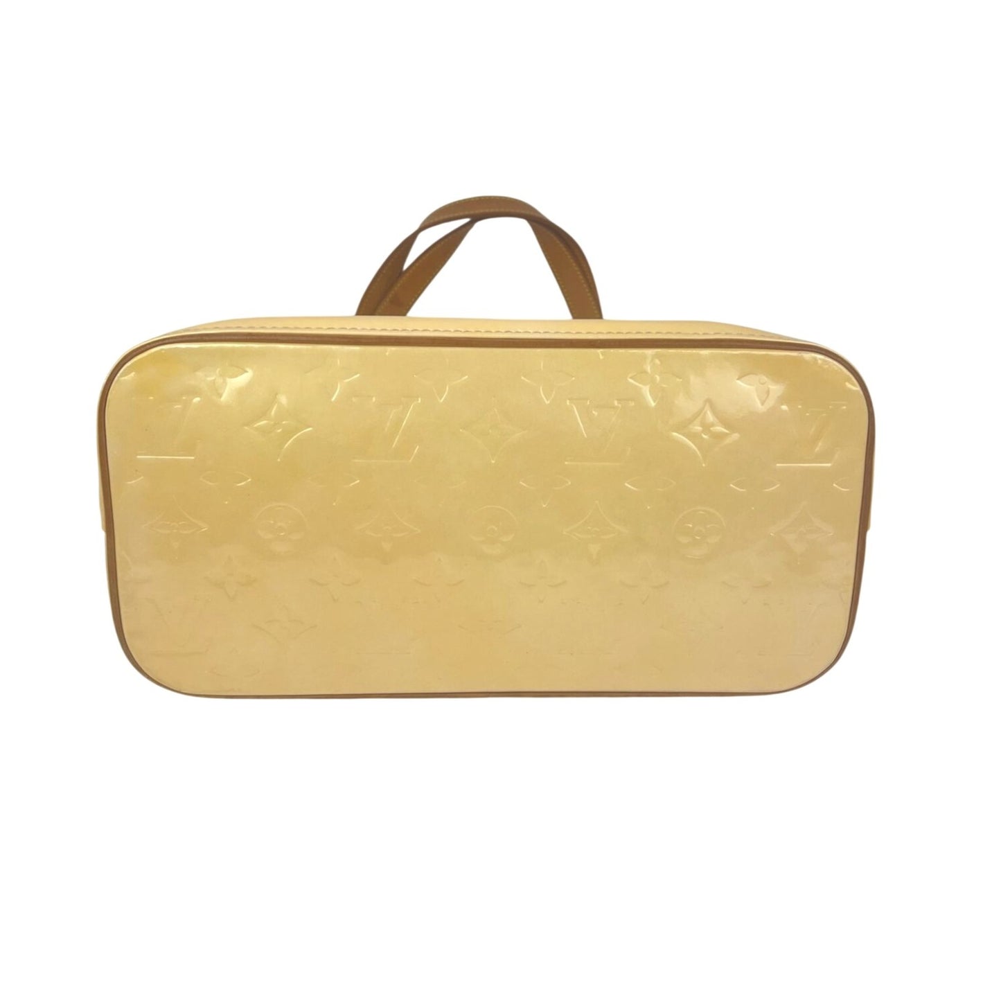 
                  
                    Louis Vuitton Vintage Houston Vernis Patent Leather Yellow Shoulder Bag
                  
                