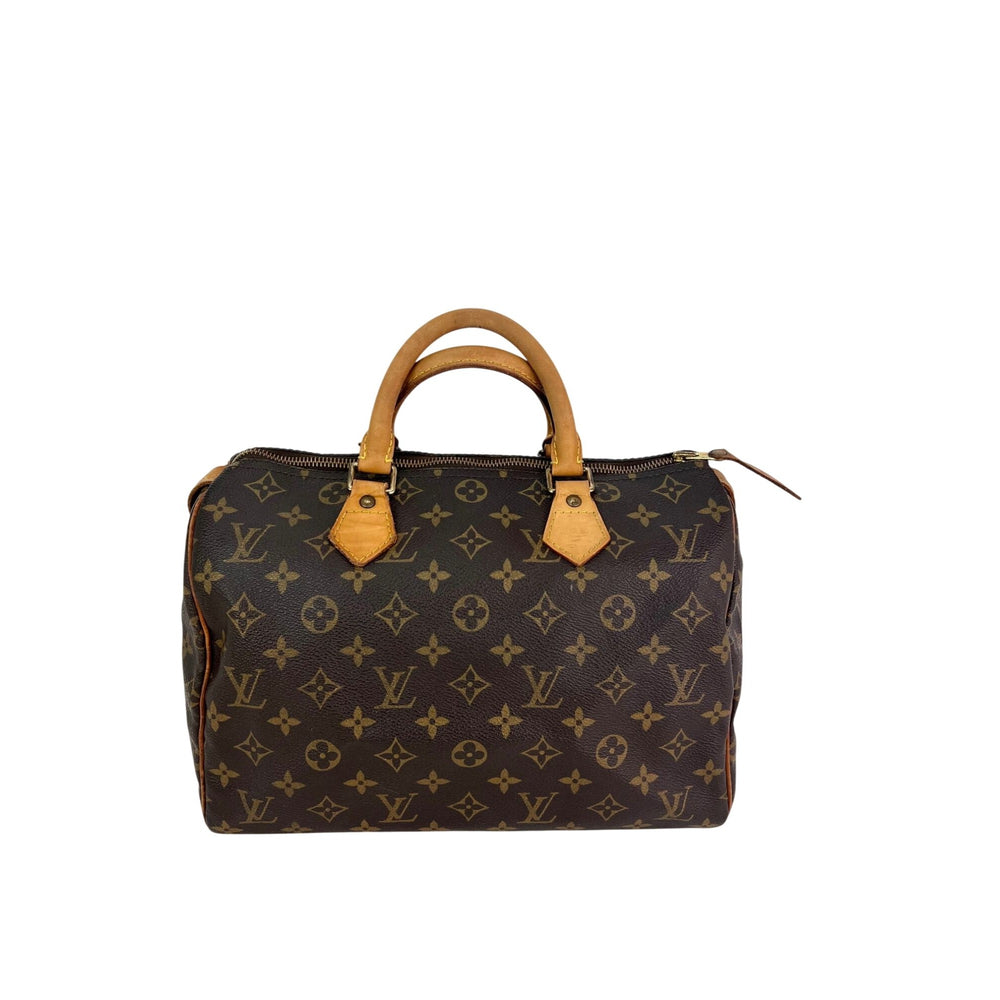 LOUIS VUITTON Monogram Speedy 30 Canvas Hand Bag