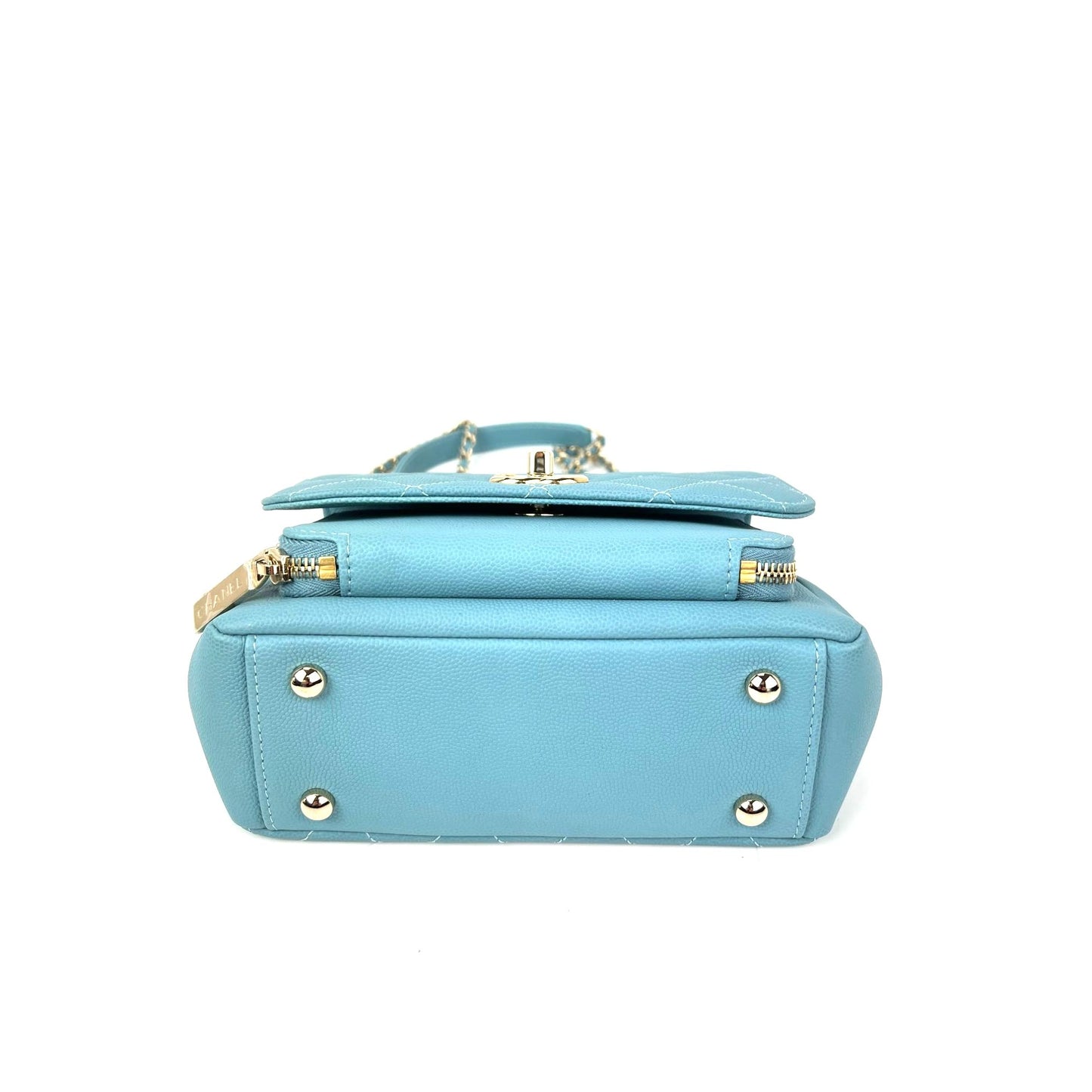 
                  
                    Chanel Caviar Quilted Small Business Affinity Blue Crossbody Bag
                  
                