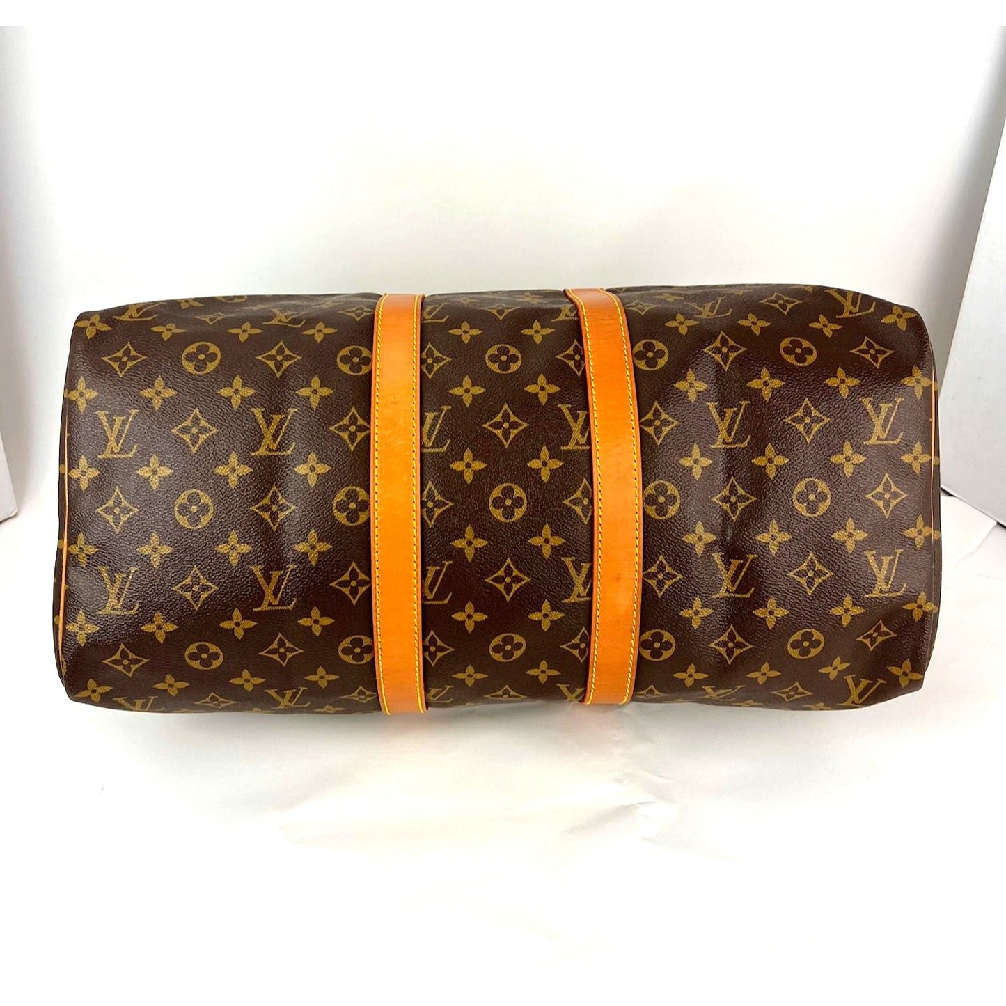 
                  
                    Louis Vuitton Keepall 45 Monogram Canvas Duffle Bag Luggage Vintage
                  
                