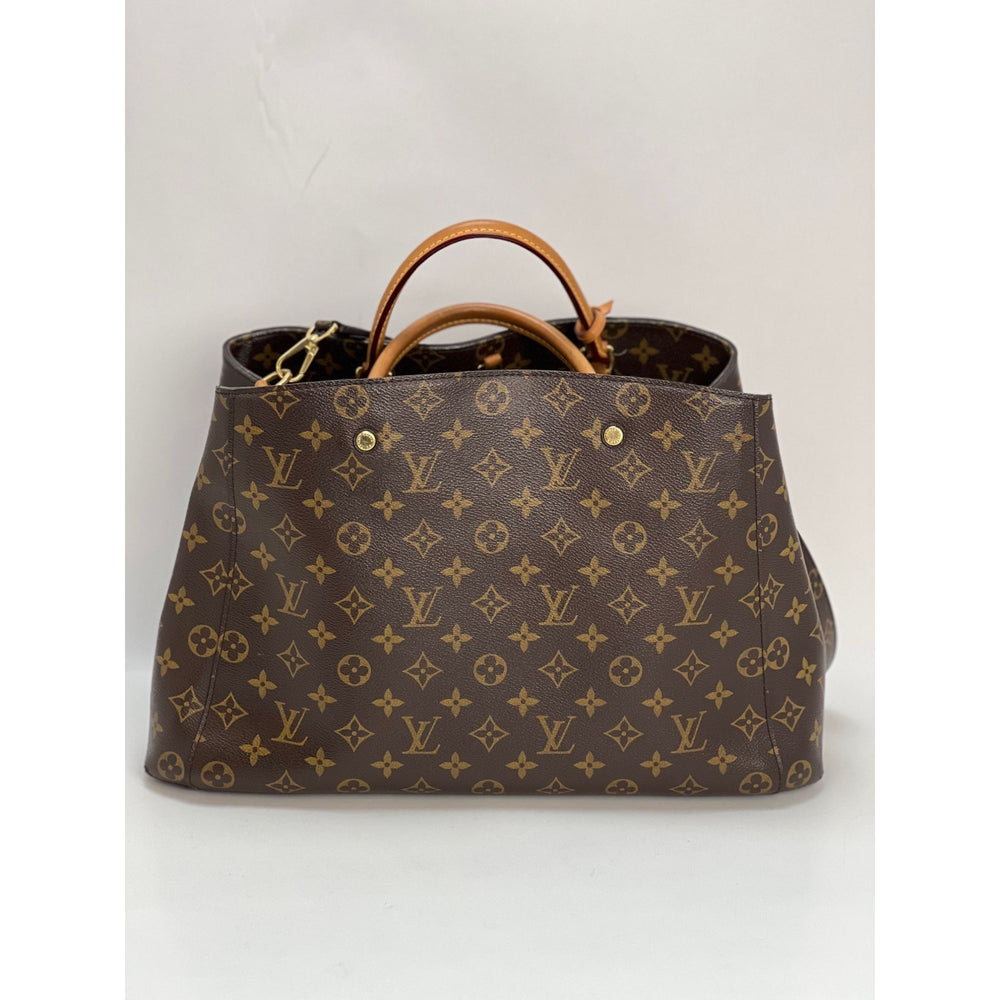 LOUIS VUITTON Monogram Montaigne GM Shoulder Handbag