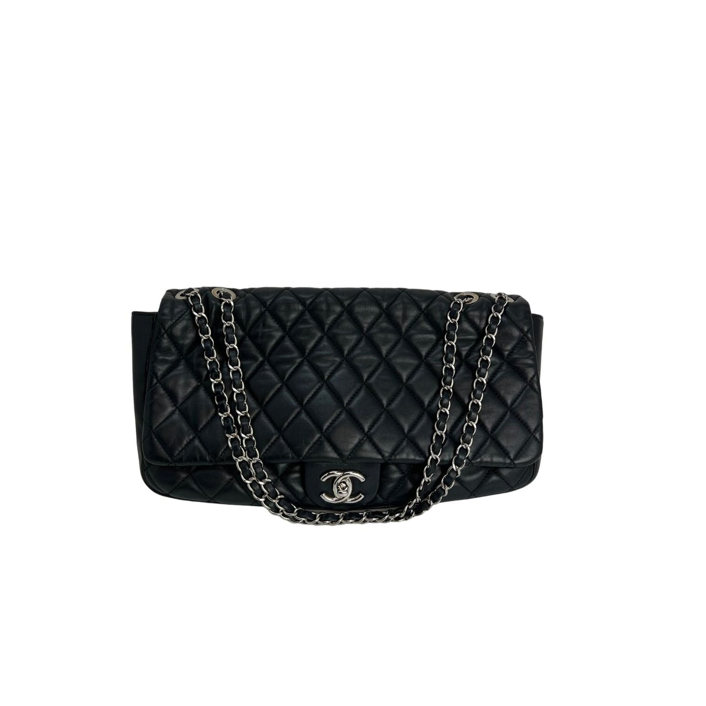 Chanel Quilted Lambskin Rain Flap Shoulder Bag