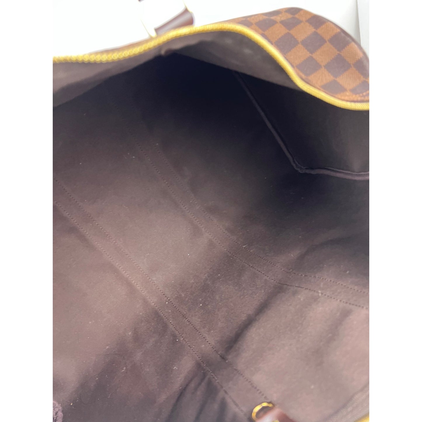 
                  
                    Louis Vuitton Keepall 50 Damier Ebene Canvas Duffle Bag
                  
                