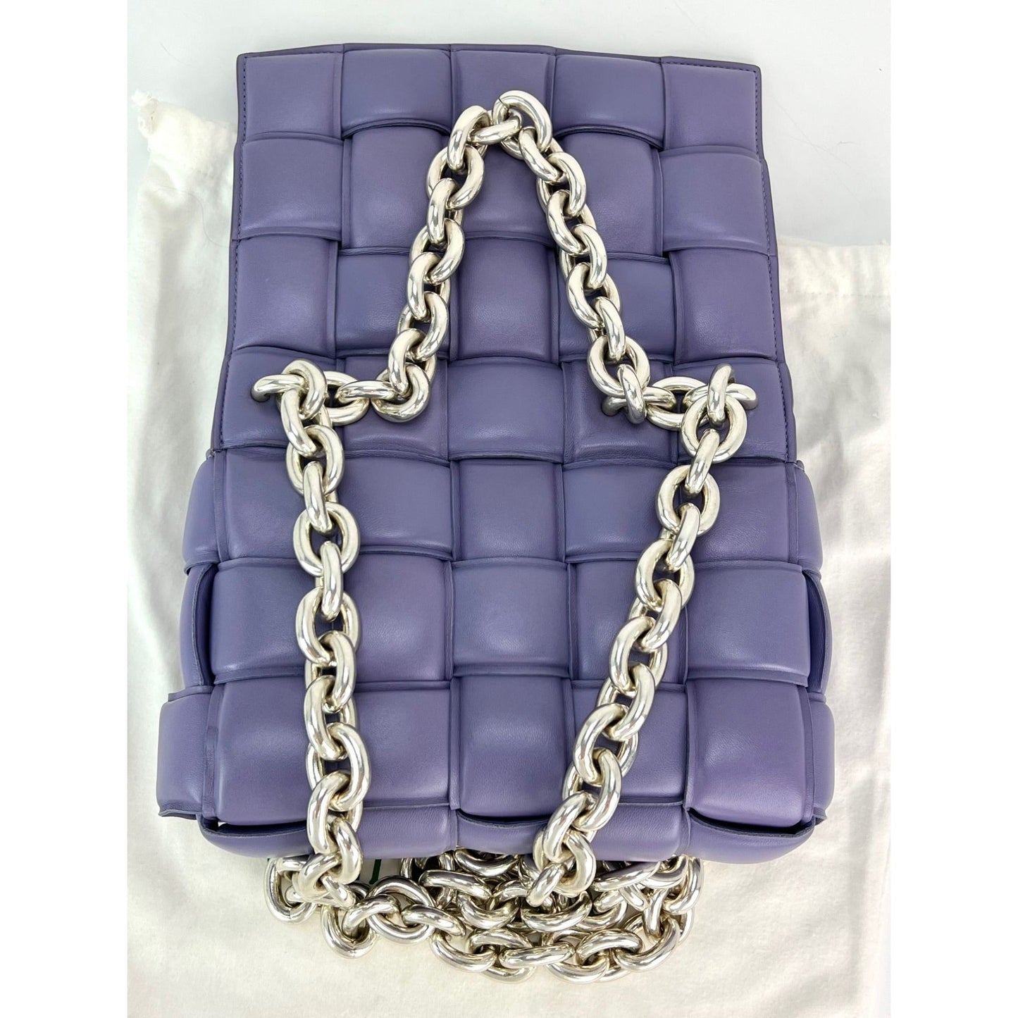 
                  
                    Bottega Veneta Padded Chain Cassette Purple Hand Shoulder Bag
                  
                