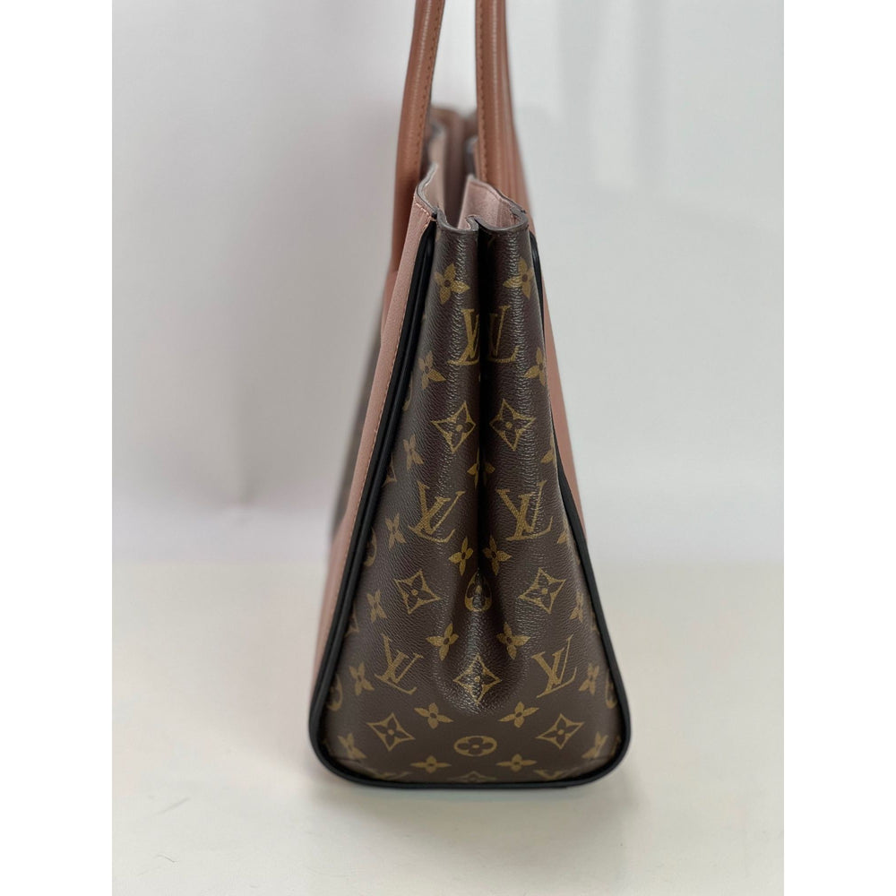Louis Vuitton Kimono Handbag Monogram Canvas and Leather MM Black, Brown