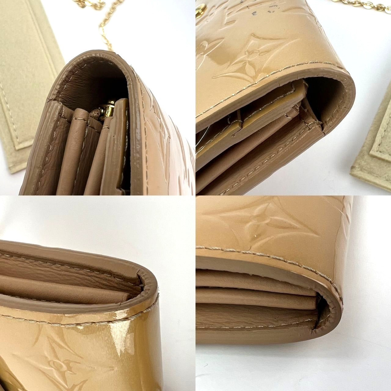 
                  
                    Louis Vuitton Sarah Vernis Beige Poudre Wallet
                  
                