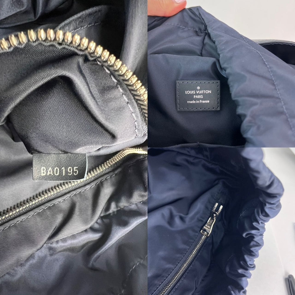 
                  
                    Louis Vuitton Calfskin Nylon V Line Pulse Navy Backpack Bag
                  
                