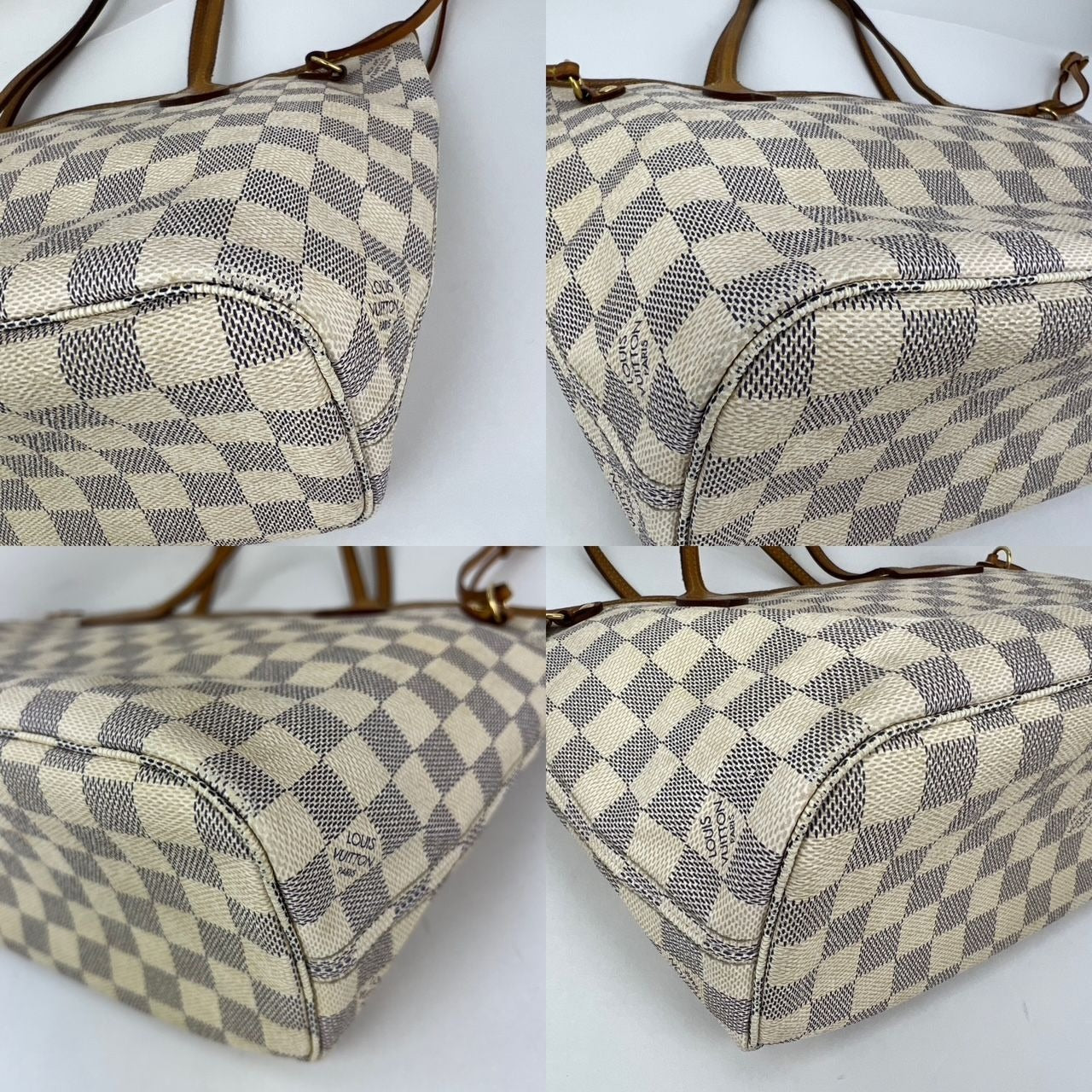 
                  
                    Louis Vuitton Neverfull PM Damier Azur Tote Bag
                  
                