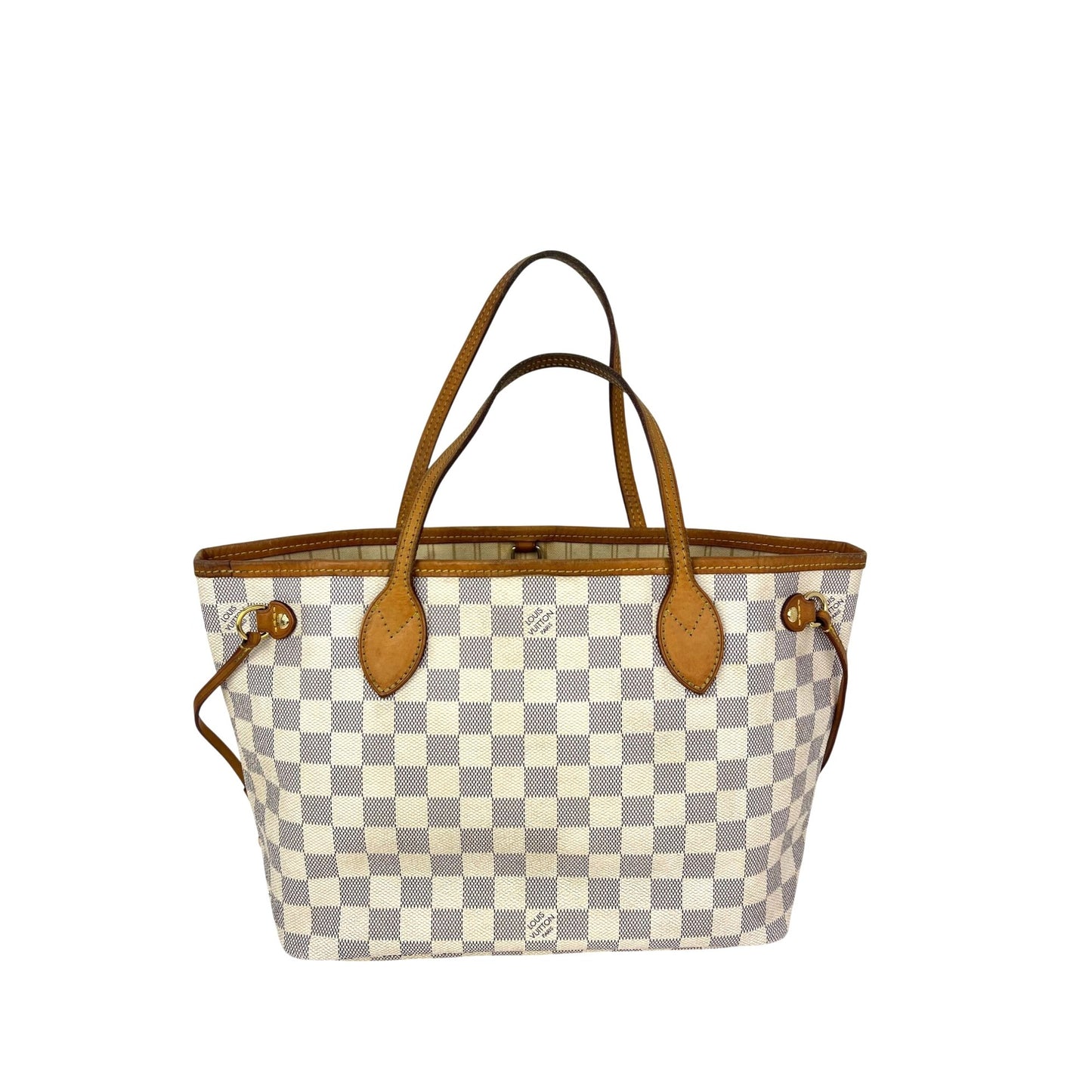 
                  
                    Louis Vuitton Neverfull PM Damier Azur Tote Bag
                  
                