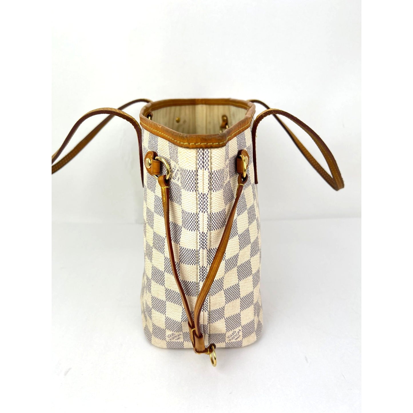 
                  
                    Louis Vuitton Neverfull PM Damier Azur Tote Bag
                  
                